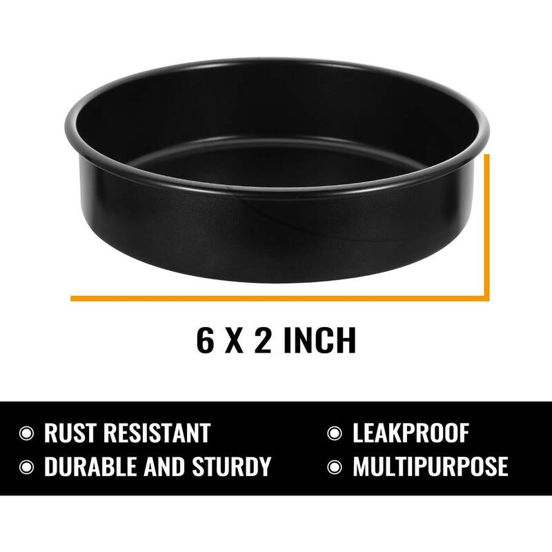 6/8/9 Inch Nonstick Round Cake Pans with 120 Pieces Parchment Paper Bed Bath & Beyond 39873758