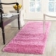 preview thumbnail 75 of 170, SAFAVIEH California Shag Izat 2-inch Thick Area Rug 2'3" x 11' Runner - Pink