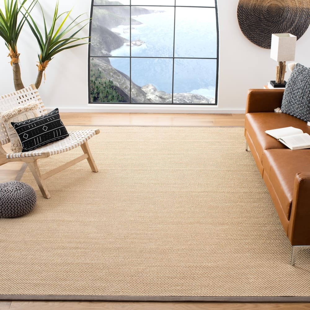 SAFAVIEH Natural Fiber Venus Casual Border Sisal Rug