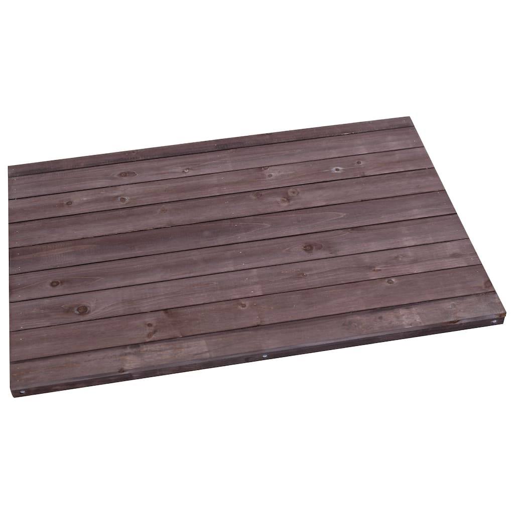 42.1" Outdoor Kitchen Island with Stainless Steel Top, Outdoor Grill Cart with Storage Cabinet and Adjustable Shelf