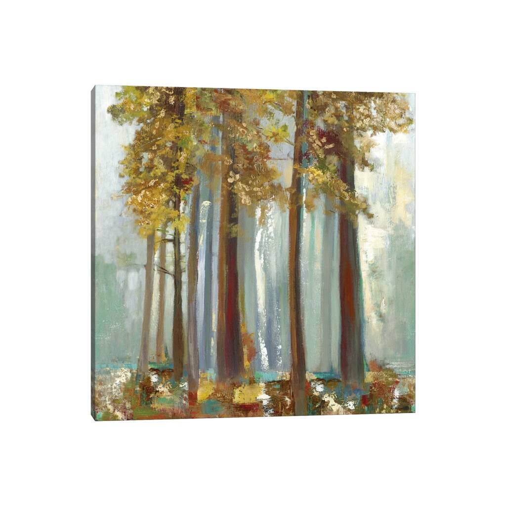 iCanvas "Upon The Leaves II, Square" by Allison Pearce Canvas Print