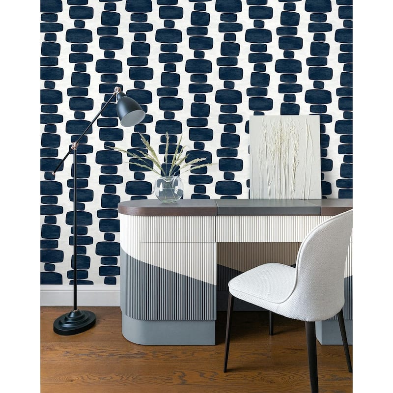 Stacy Garcia Home Stripe Block Geometric Peel and Stick Wallpaper