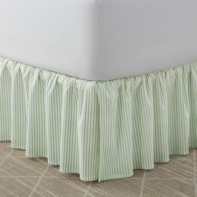 Laura Ashley Classics Printed Cotton Ruffled Bedskirt