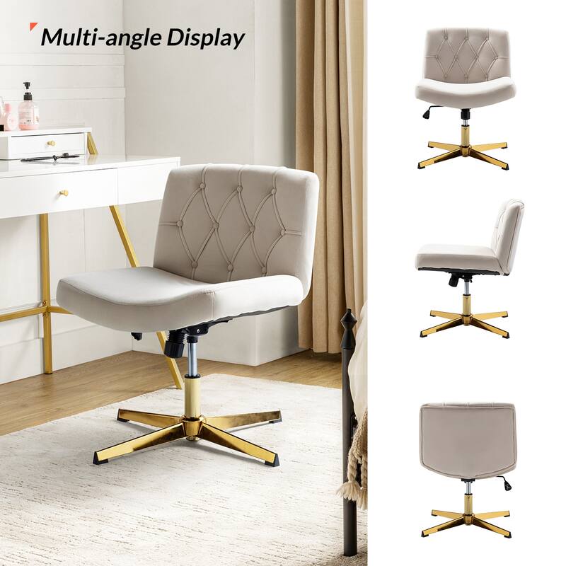 Alfons 360-Degree Swivel & Height Adjustable Task Chair by HULALA HOME
