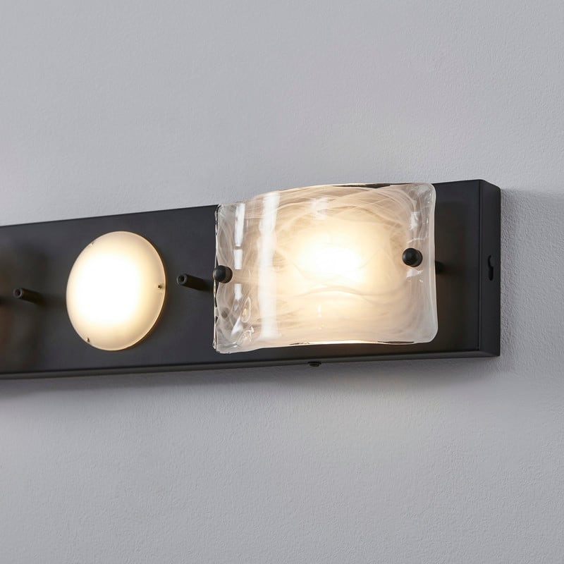 KAWOTI Contemporary LED Bathroom Vanity Light 3 Color Temperatures - W22" x E3" x H4.25"