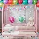 preview thumbnail 2 of 12, Pink Twin Size Metal House Bed with Fence, Kids Bed with Trundle