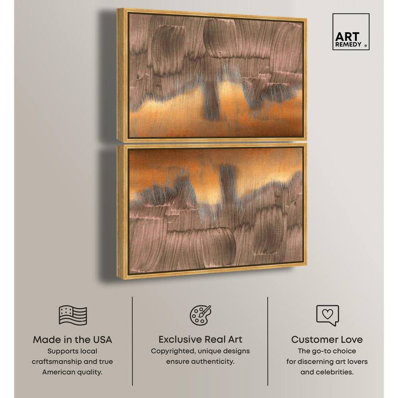 Champagne Bottles Glitz Canvas by Art Remedy