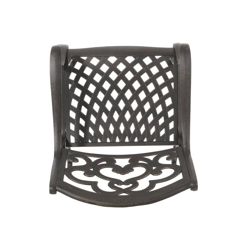 Elegant Cast Aluminum Patio Chairs with Soft Cloud-like Design