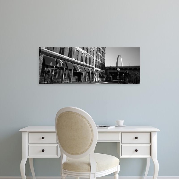 Easy Art Prints Panoramic Images's 'Entrance Of A Building, Old Town, St. Louis, Missouri, USA' Premium Canvas Art
