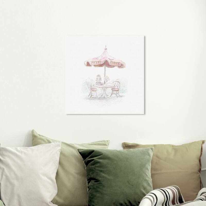 Wynwood Studio 'Petit Sweet I' Floral and Botanical Wall Art Canvas Print Florals - Pink, White - 20 x 20