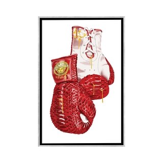 iCanvas LV Boxing Gloves by Elias Mikael Framed - Bed Bath & Beyond -  37655547