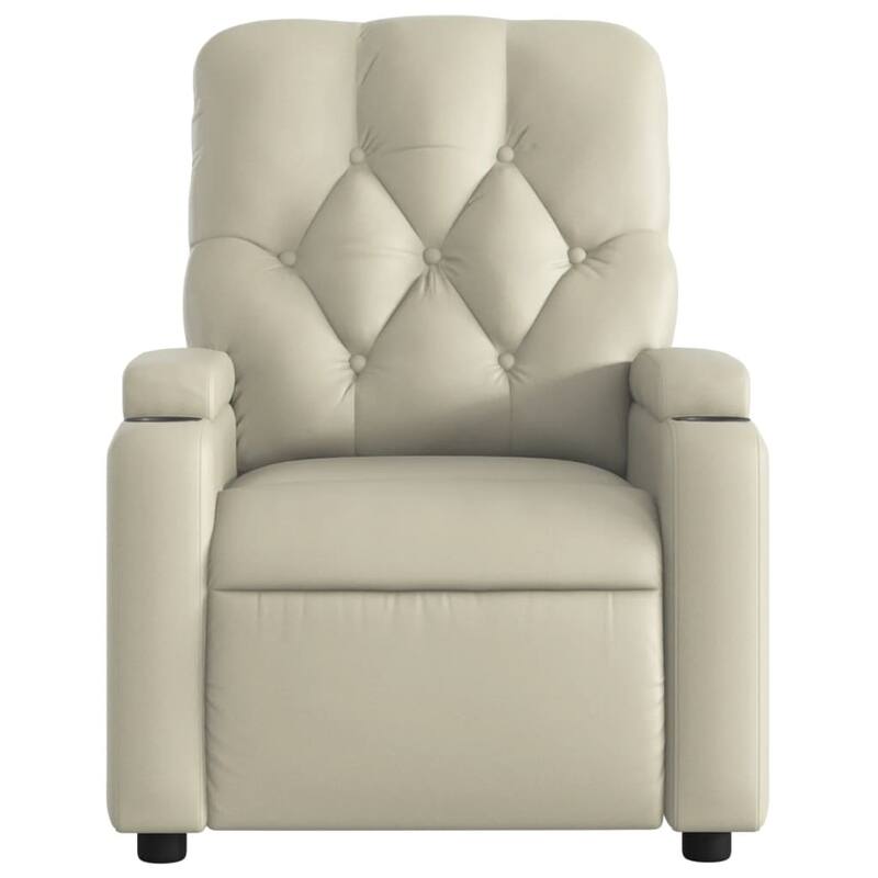 vidaXL Massage Recliner Chair Reclining Armchair for Elderly Faux Leather