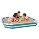 preview thumbnail 10 of 10, Costway Outdoor Wooden Sandbox with Animal Patterns Seats Backyard - See Details