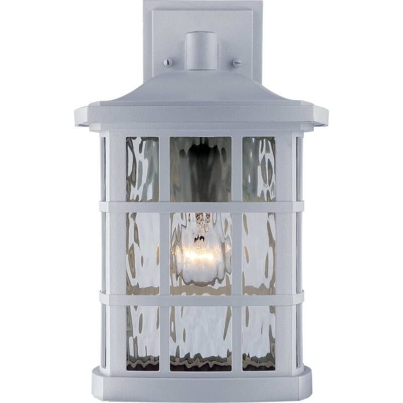 Bellevue Cambria 1 Light 16" Tall Outdoor Wall Sconce with Clear Water