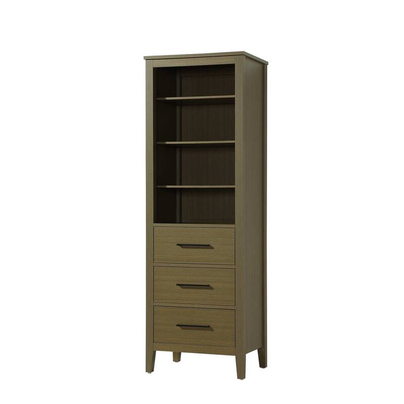 Laura 16-28 Inch Open Shelving Bath Storage Cabinet