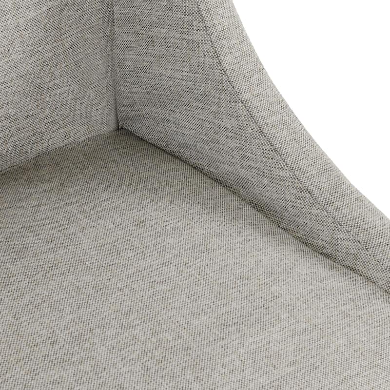 Classic Home Warwick Upholstered Rolling Dining Chair
