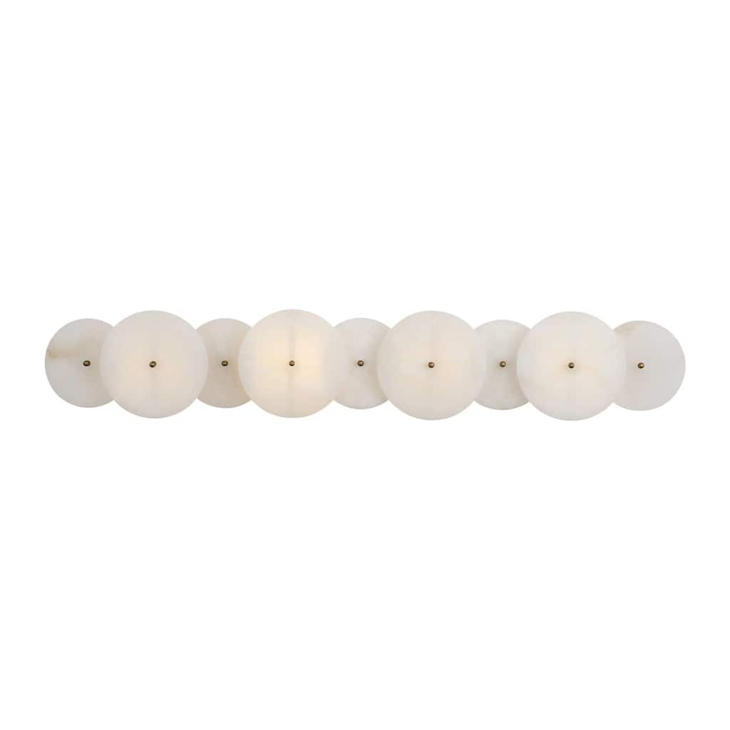 Cosmos 4-Light 35.75-Inch Real Alabaster Stone Bath Fixture