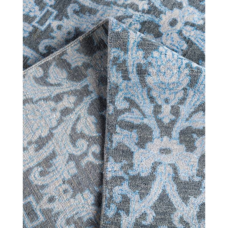 Ikat One-of-a-Kind Hand-Knotted Area Rug - Brown, 8' 1" x 10' 5" - 8' 1" x 10' 5"