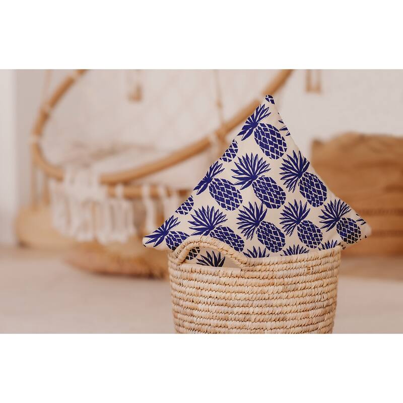 Pineapple Stripes Decorative Throw Pillow