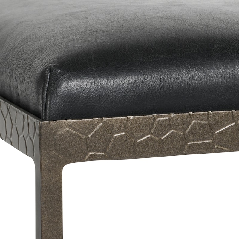 Classic Home Bose Leather Counter Stool