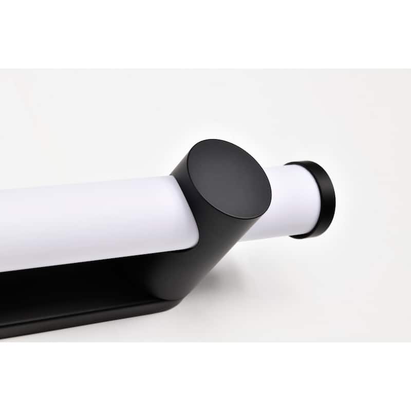 Bowman 24 Inch LED Vanity Matte Black Acrylic Lens