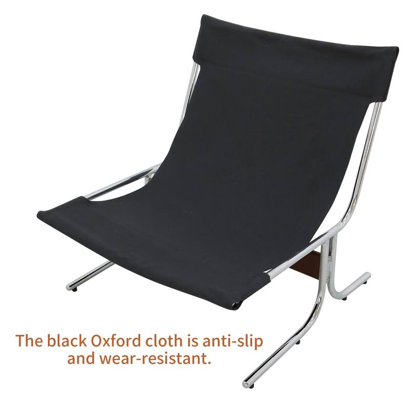 Faux Leather Chair with High Back