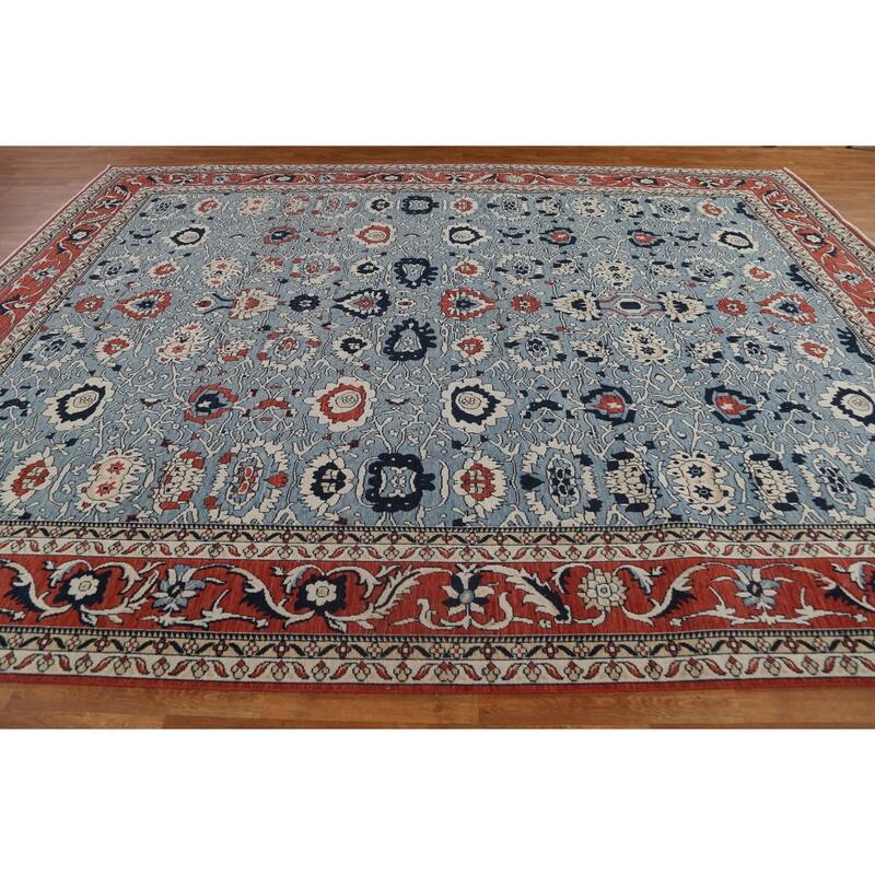 Floral Ziegler Sultanabad Turkish Oriental Area Rug Wool Hand-knotted - 9'9" x 13'0"