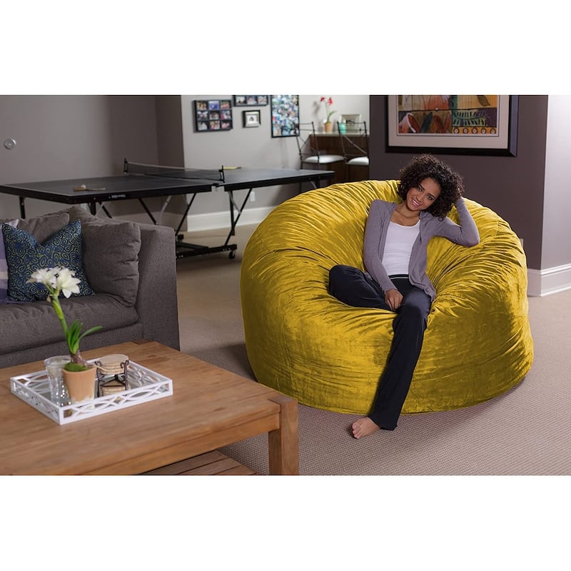 6-foot Memory Foam Bean Bag Chair