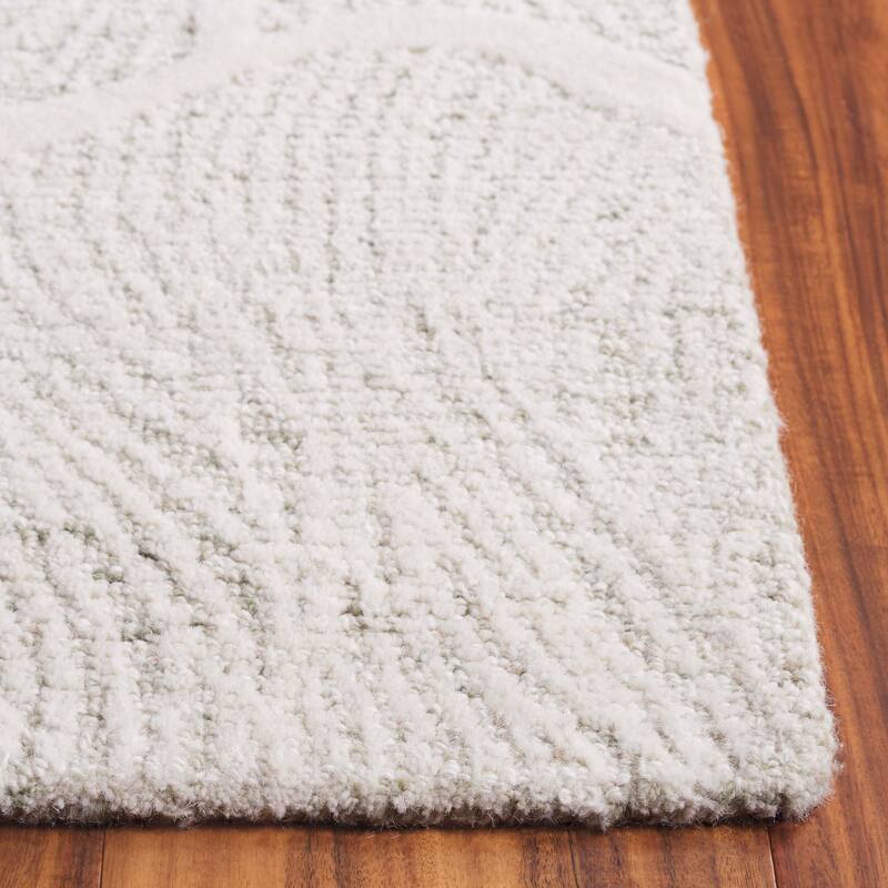 SAFAVIEH Handmade Pine Sucheta Contemporary Wool Rug