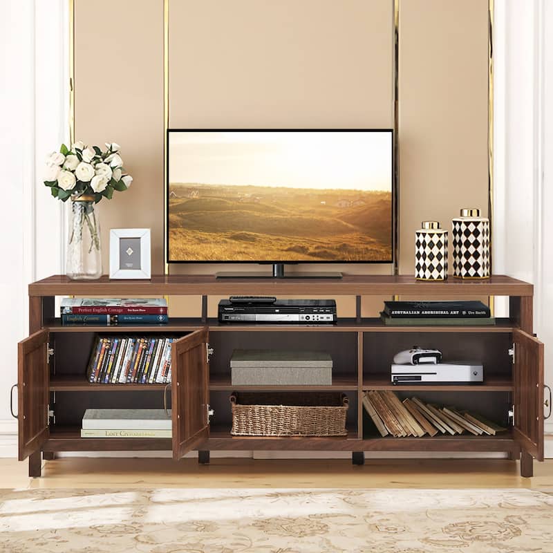 Costway TV Stand Entertainment Media Center for TV's up to 65'' w/