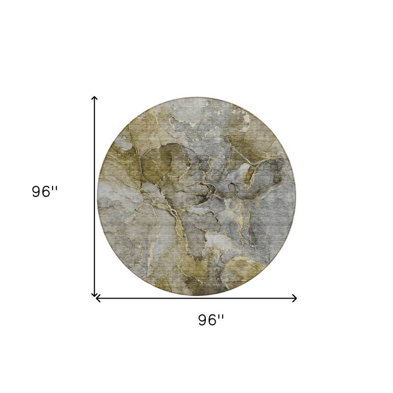 HomeRoots Abstract Transitional Rectangle Outdoor Rug