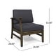 preview thumbnail 13 of 86, Christopher Knight Home - Outdoor Patio Conversation Set, Acacia Wood Frame, Cushions & Slatted Coffee Table