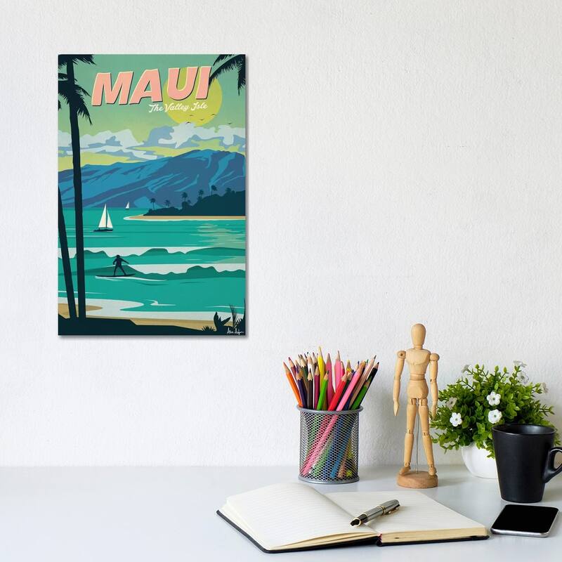 iCanvas "Maui" by IdeaStorm Studios Canvas Print - 12x8x0.75