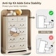 preview thumbnail 22 of 23, Vintage 6 Drawers Wood Dresser Chests, Rustic Dressers Chset Organizer