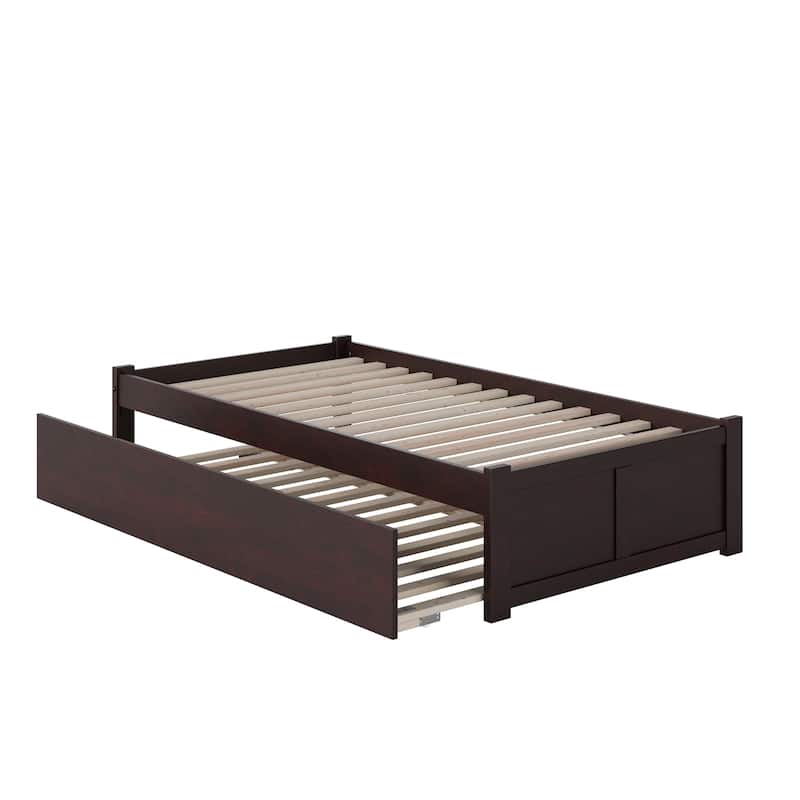 Concord Bed with Footboard and Twin Extra Long Trundle