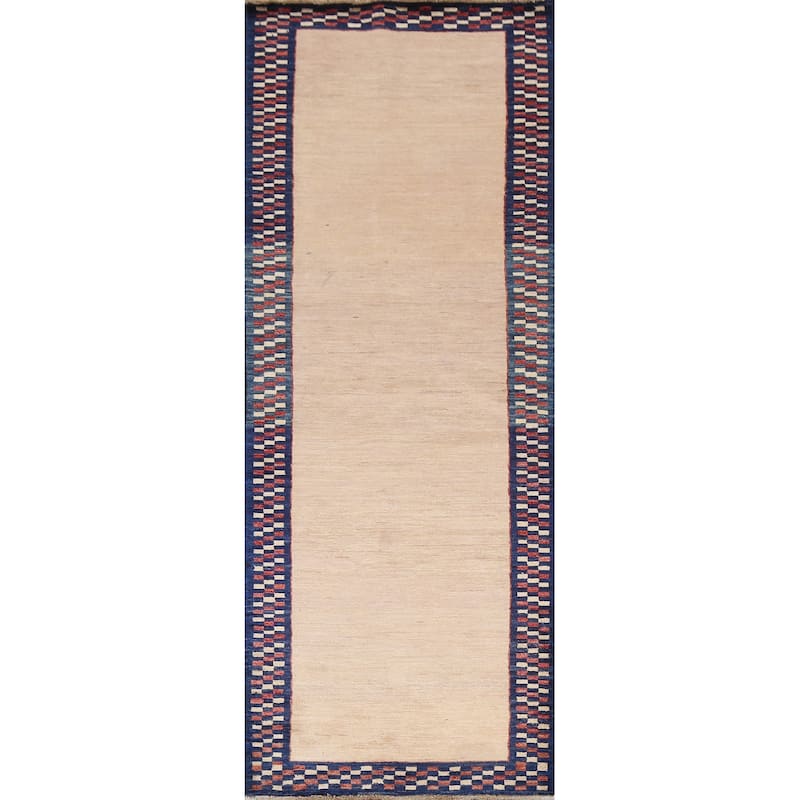 Gabbeh Kashkoli Oriental Staircase Runner Rug Hand-knotted Wool Carpet - 2'10" x 7'11"