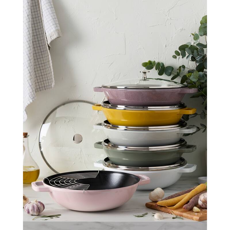 STAUB Cast Iron 4.5-qt Perfect Pan