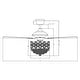 preview thumbnail 7 of 11, Chrome/ Crystal 4-light Chandelier/ Ceiling Fan with Remote