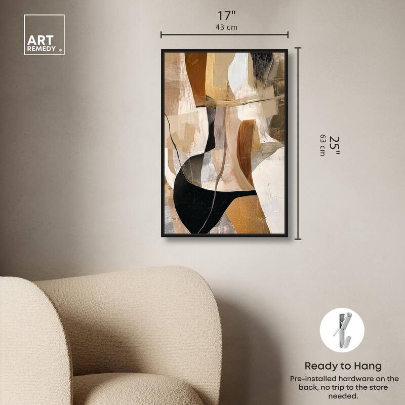 Tactile Depth I Canvas by Art Remedy