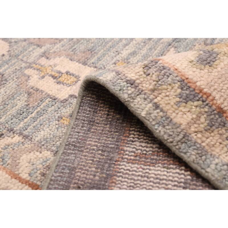 ECARPETGALLERY Hand-knotted Jules Serapi Light Denim Blue Wool Rug - 8'11 x 11'8