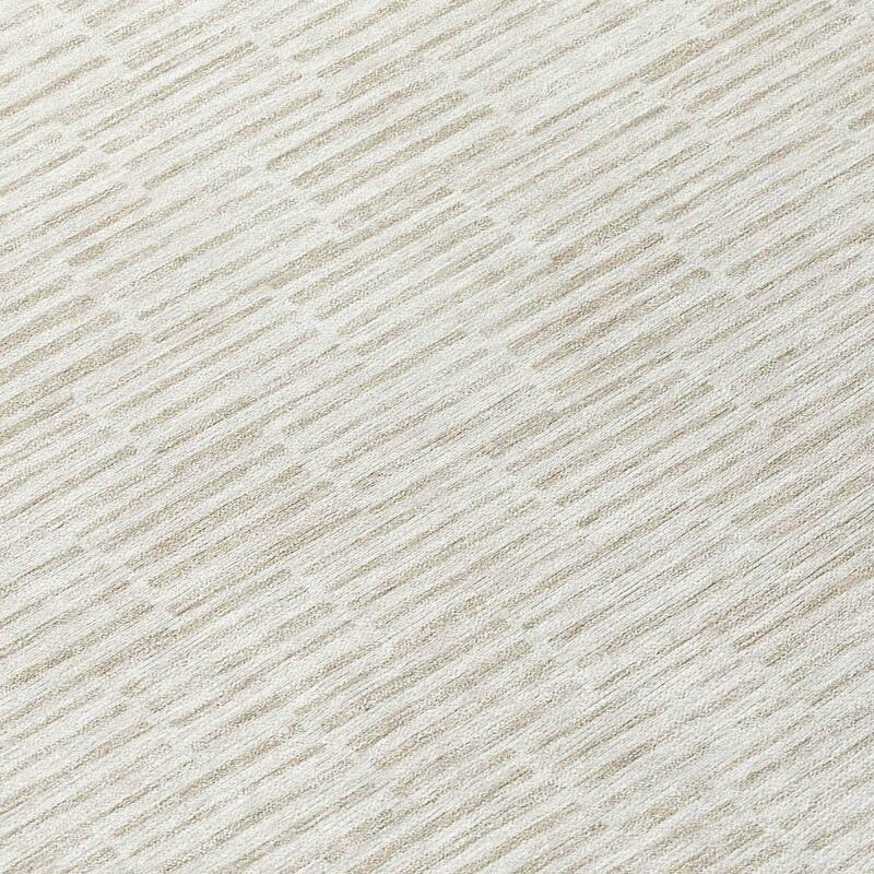 Machine Washable Indoor/ Outdoor Chantille Stripe Blocks Rug