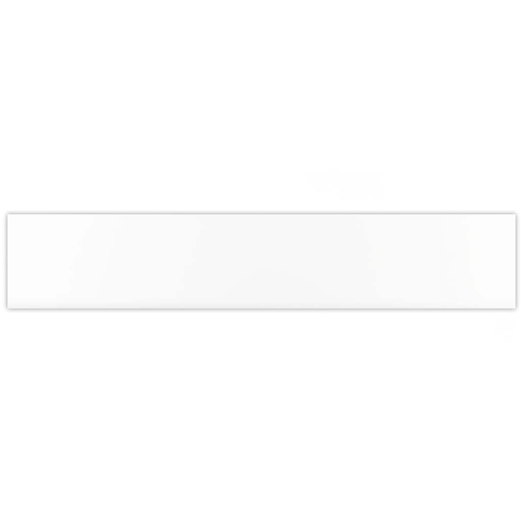 Merola Tile Battiscopa Matte White 3-1/8" x 17-3/4" Ceramic Wall Trim - (1 Tile)