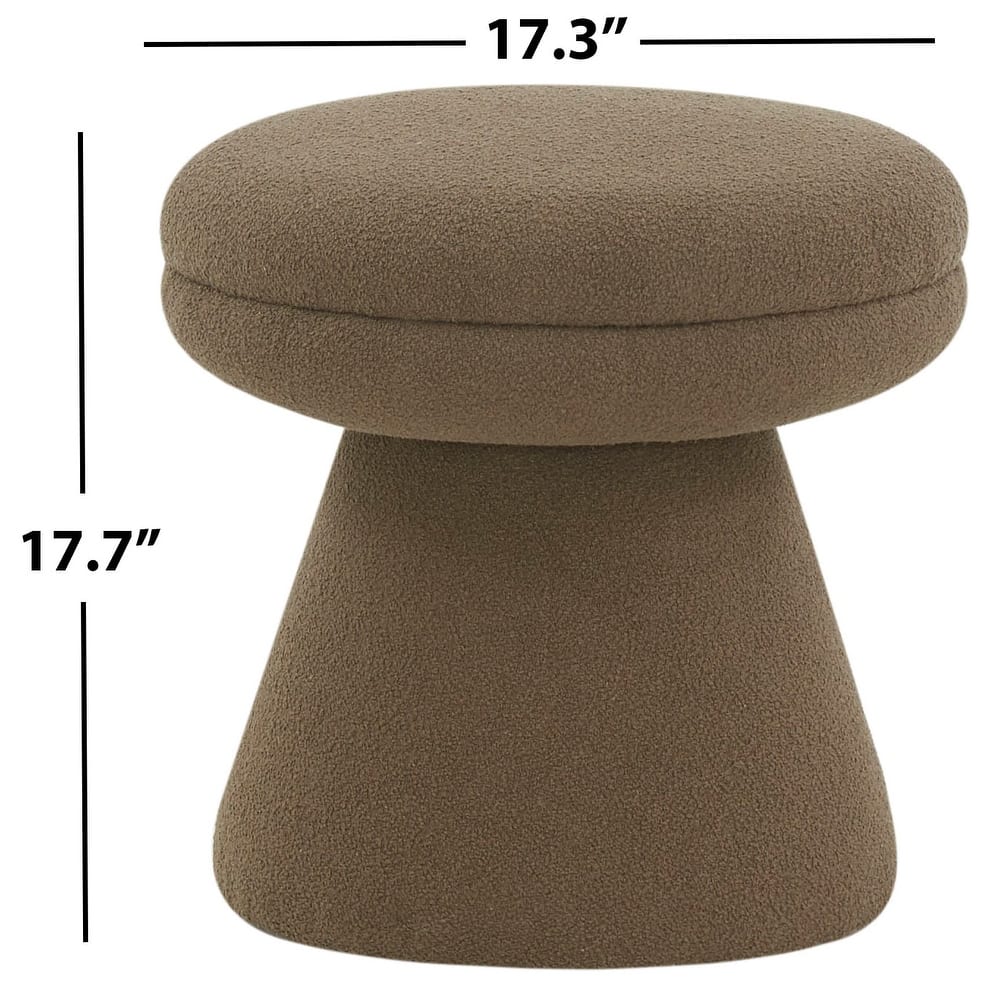 SAFAVIEH Couture Gwenyth Ottoman (Fully Assembled)