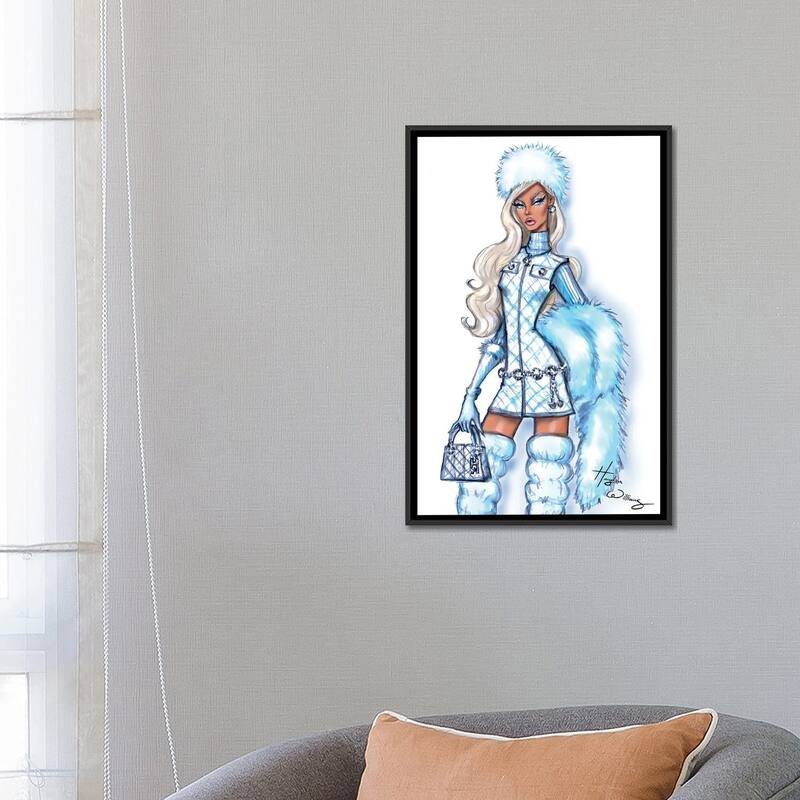iCanvas "Icy Girl" by Hayden Williams Framed