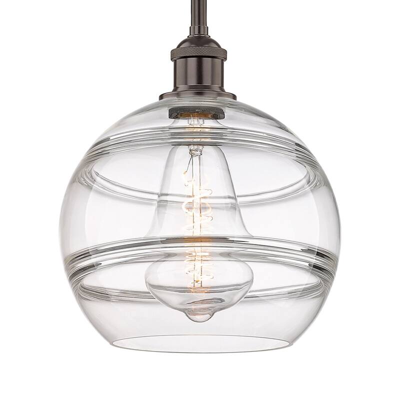 Innovations Lighting 616-1S 11 10 Rochester Pendant Rochester 10" Wide - Oil Rubbed Bronze / Clear
