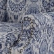 preview thumbnail 30 of 85, 2 Set Transitional Patterned Wingback Accent Chairs with NailHead