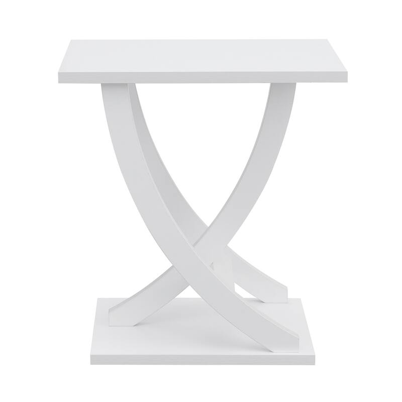 Convenience Concepts Newport Criss-Cross Chairside End Table