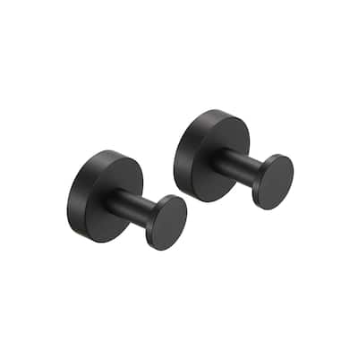 Round Base Wall Hanging Coat Hook with Screws Hook