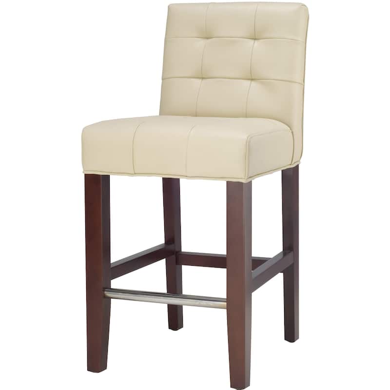 SAFAVIEH Lashunda 24-inch Counter Stool - 16.7" W x 20.1" L x 34.4" H - 17Wx20Dx34H