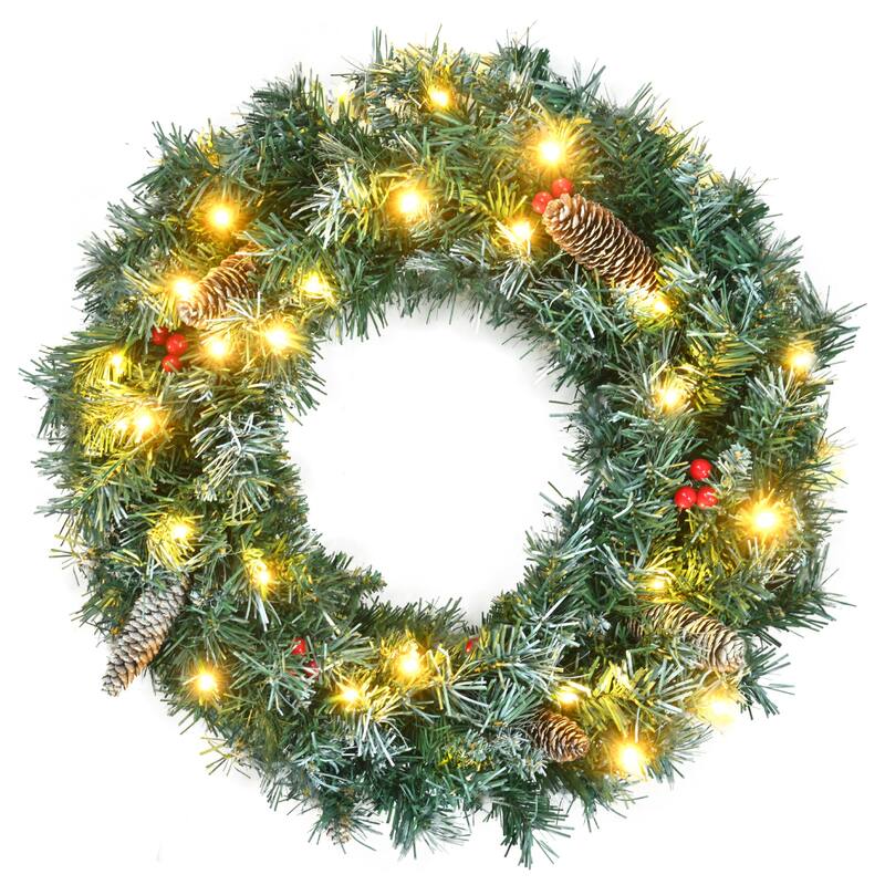 6FT Dark Green Pine Hinged Artificial Christmas Tree